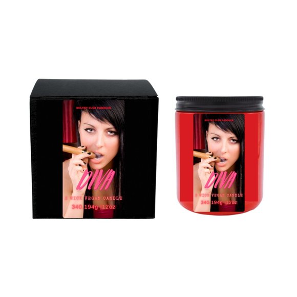 DIVA Single Wick Candle, 12 Ounces - Picture 2 of 2